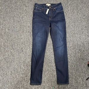 Madewell Women's 10" High-Rise Skinny Jeans in Hayes Wash f4684 size 27x28 $128